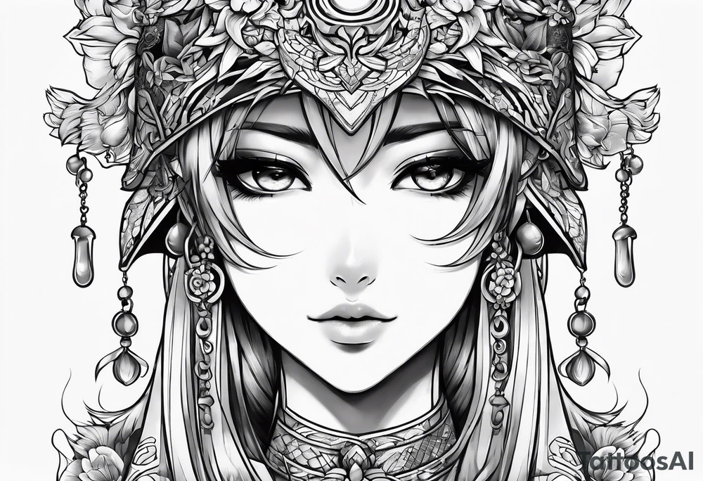 Anime japonais tattoo idea