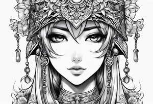 Anime japonais tattoo idea