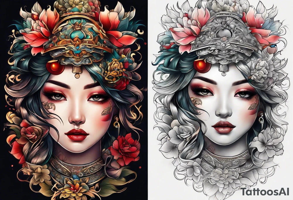 Beautiful masterpiece tattoo idea