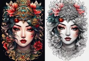 Beautiful masterpiece tattoo idea