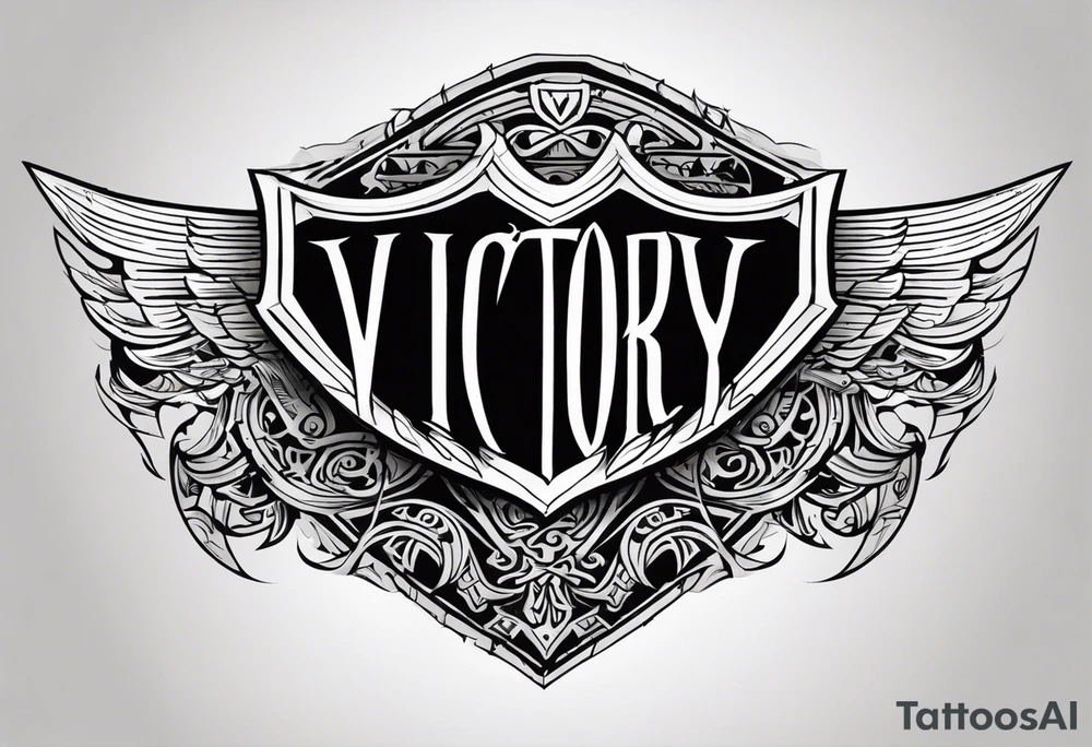 Victory or valhalla shield tattoo idea