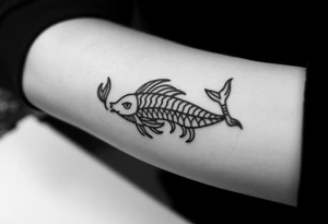 zodiac sign "pisces + cancer" tattoo idea