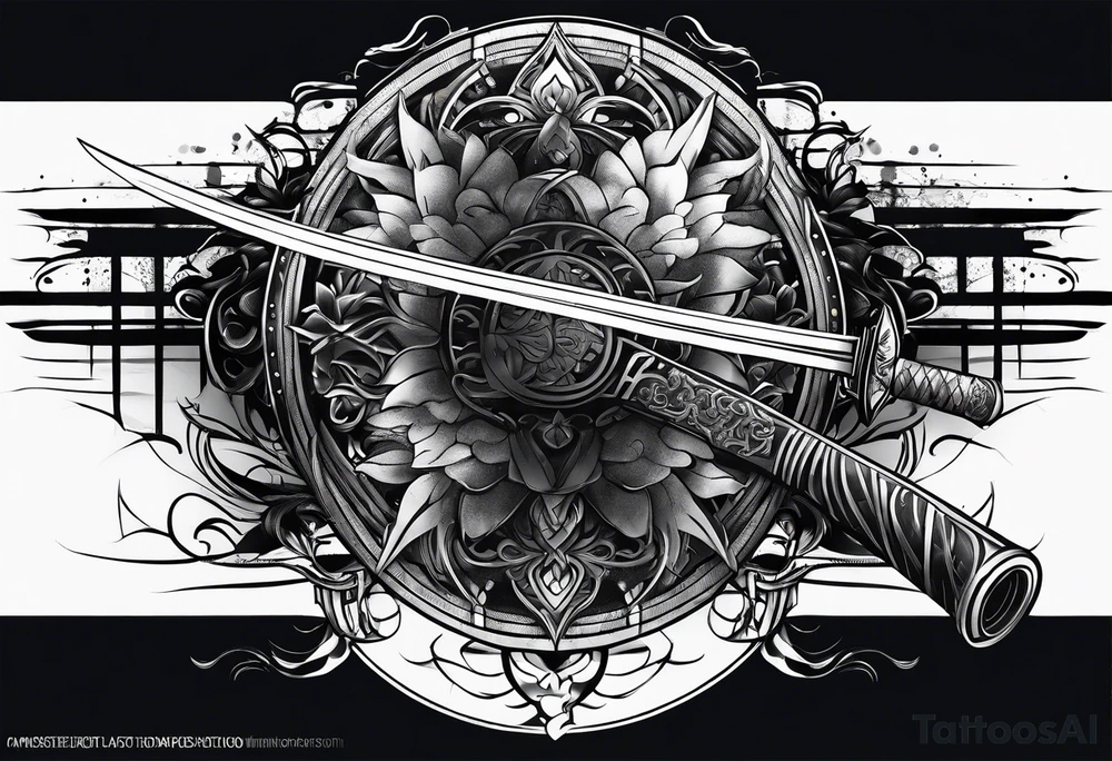 Katana tattoo idea