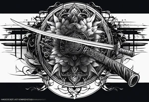 Katana tattoo idea