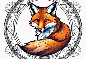 full fox look at the star tattoo idea