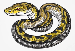 burmese python tattoo idea