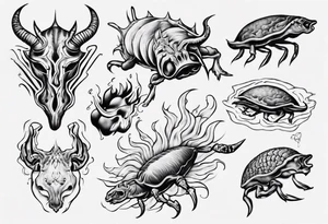 Caranguejo tattoo idea