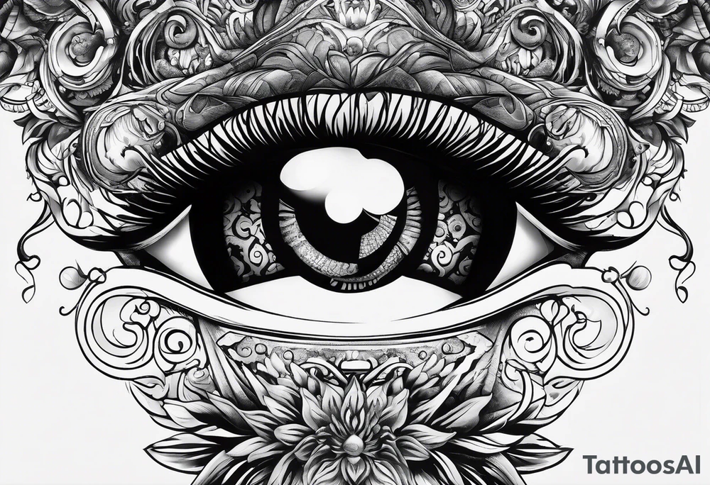 If you stare into the abyss long enough the abyss will stare back tattoo idea