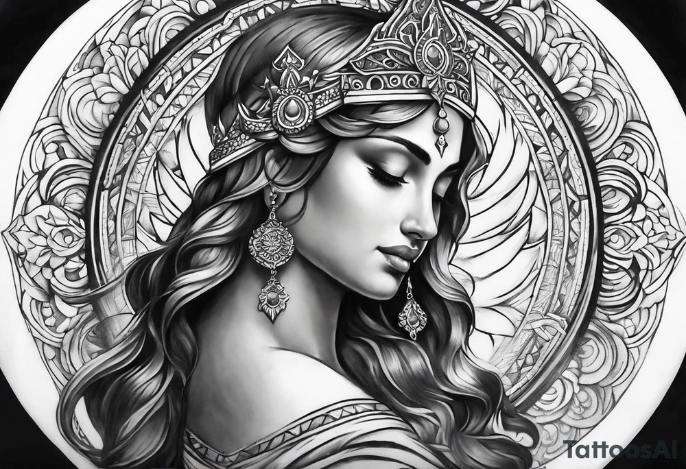 A religion themed shoulder tattoo to suit my forearm tattoo tattoo idea