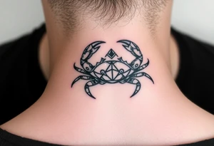 Sign of a caner a crab tattoo idea