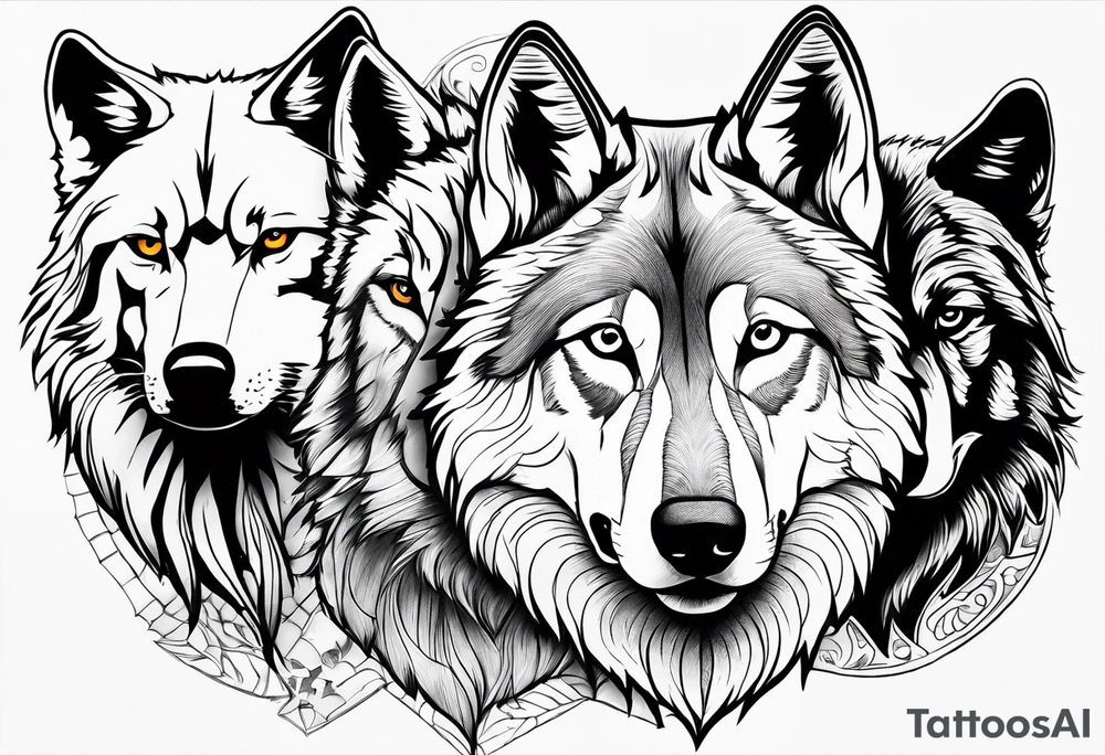 Wolfpack tattoo idea