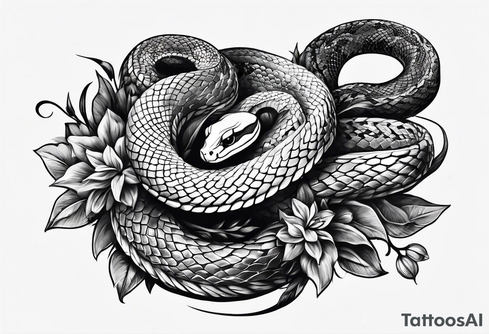 Snake on forefarm tattoo tattoo idea