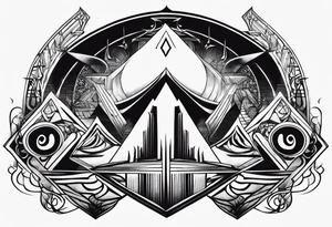 Metal music tattoo idea