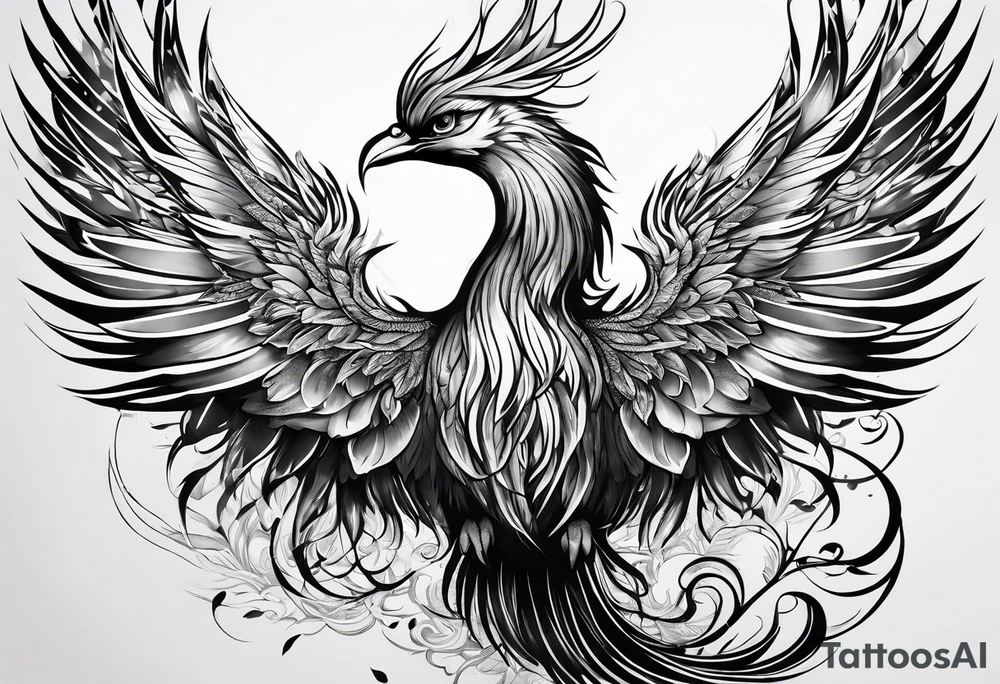 Phoenix tattoo idea