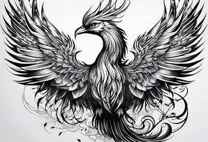 Phoenix tattoo idea
