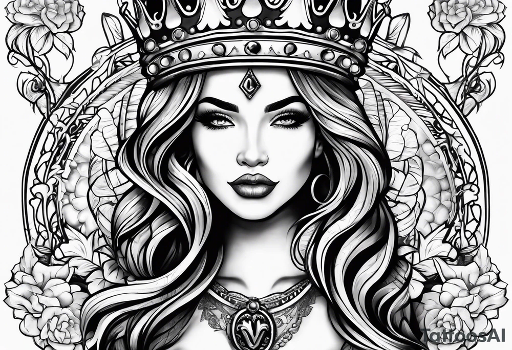 Couples tattoo with king crown and name (Tyler) tattoo idea Couples tattoo with king crown and name (Tyler) tattoo idea