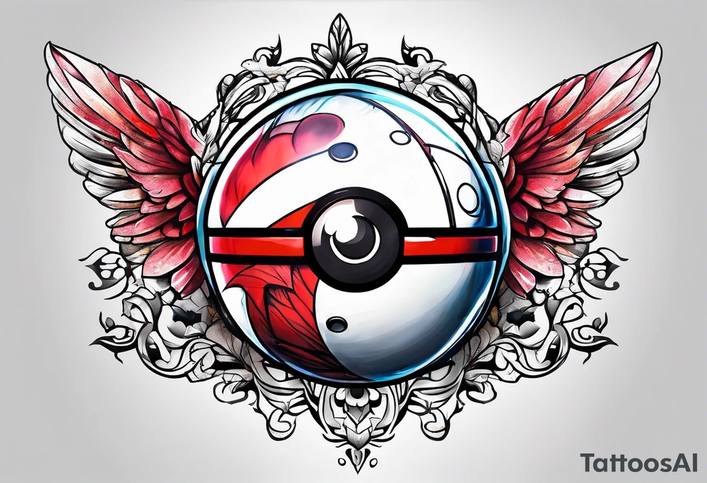 pokeball tattoo tattoo idea