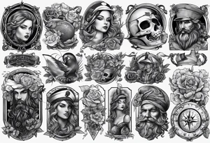 A person being misunderstood 
Full detailed sleeve tattoo idea