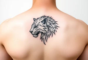 fine line, minimal, animal tattoo idea