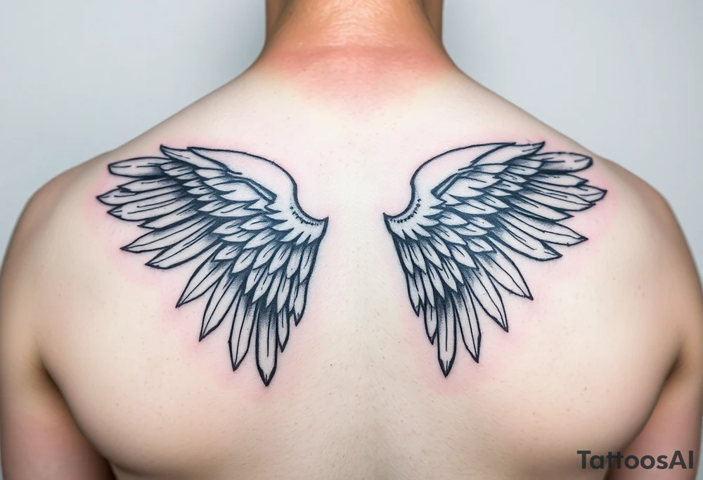 Angel tattoo idea