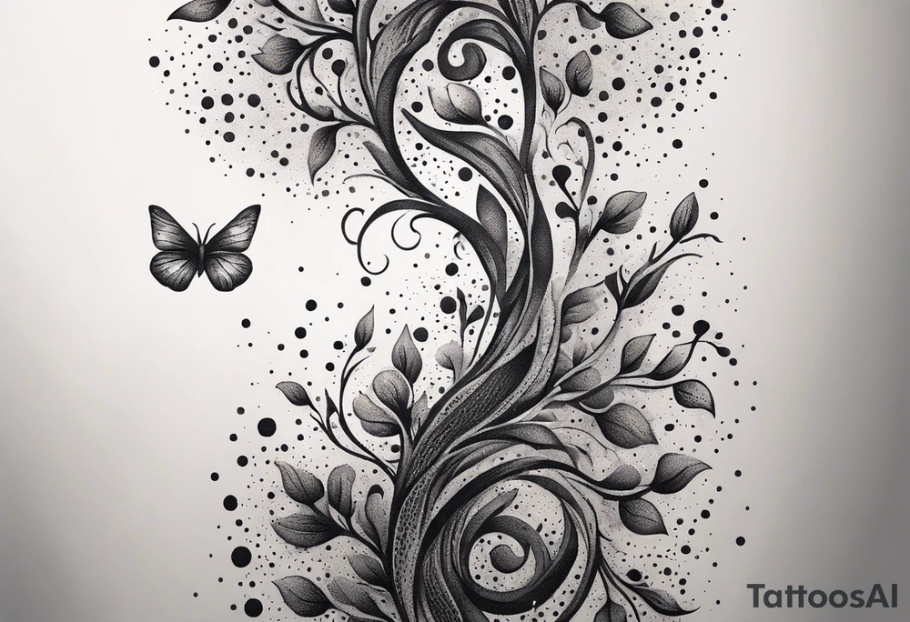 Long Vines tattoo idea