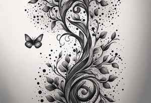 Long Vines tattoo idea
