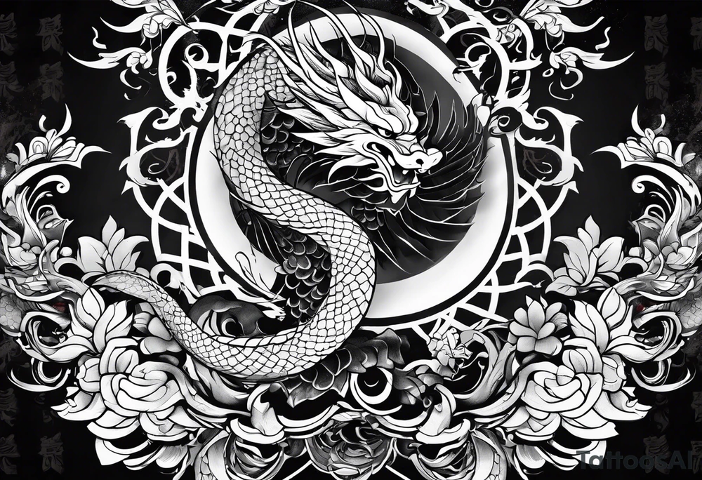 DRAGO GIAPPONESE tattoo idea