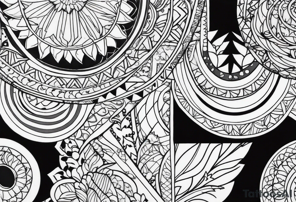 Pattern tattoo idea