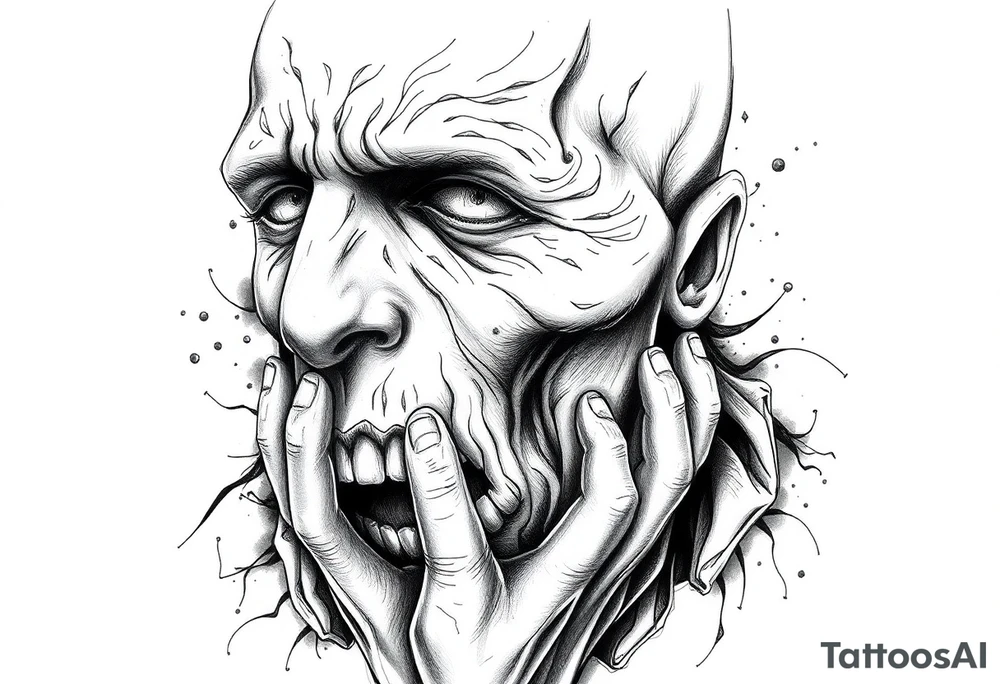 Pain hurt and sadness tattoo idea