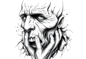 Pain hurt and sadness tattoo idea