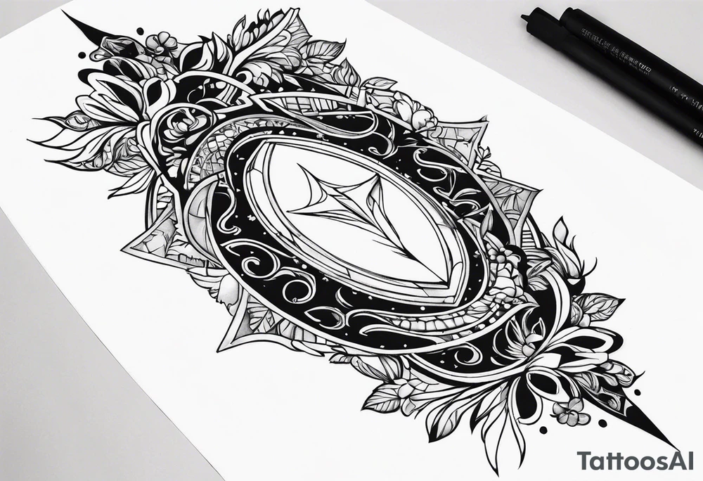 broken sword tattoo idea
