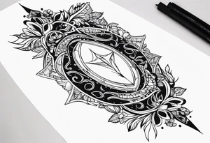 broken sword tattoo idea