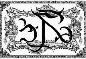Tattoo ਨਿਰਭਉ ਨਿਰਵੈਰ written in Gurmukhi written text. tattoo idea