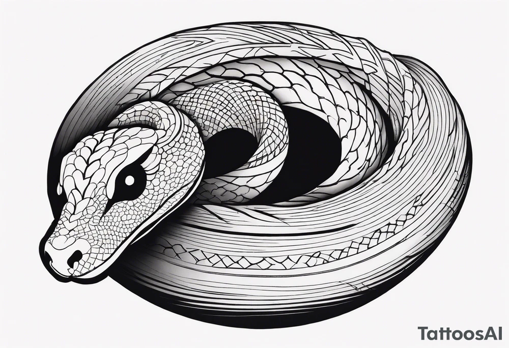 a snake cut i half coming out from black hole tattoo idea a snake cut i half coming out from black hole tattoo idea