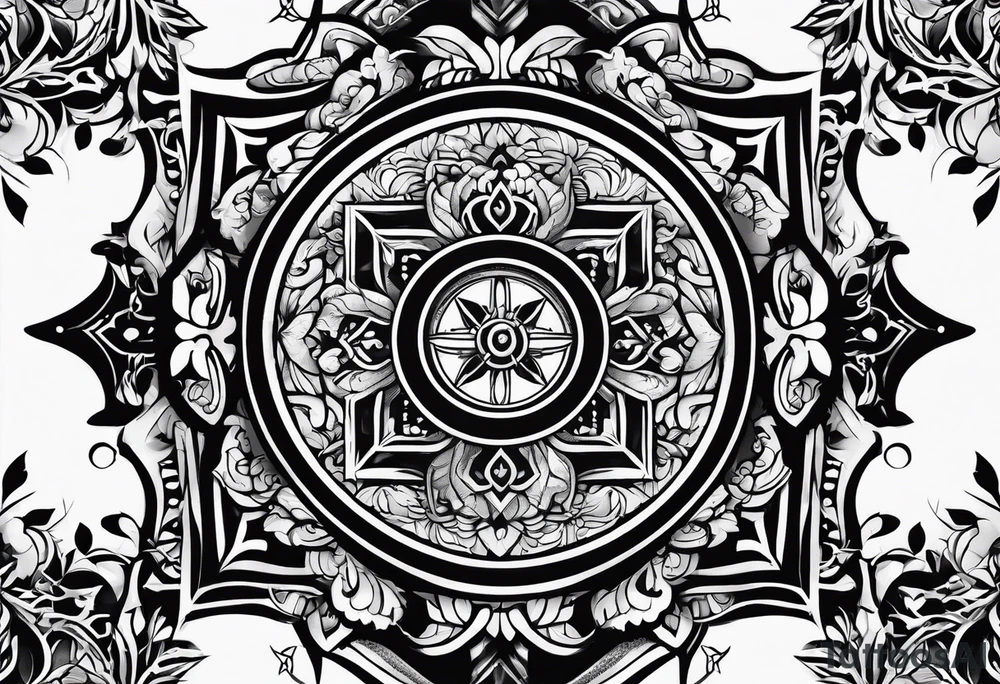 cross tattoo idea