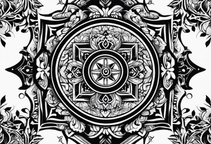 cross tattoo idea