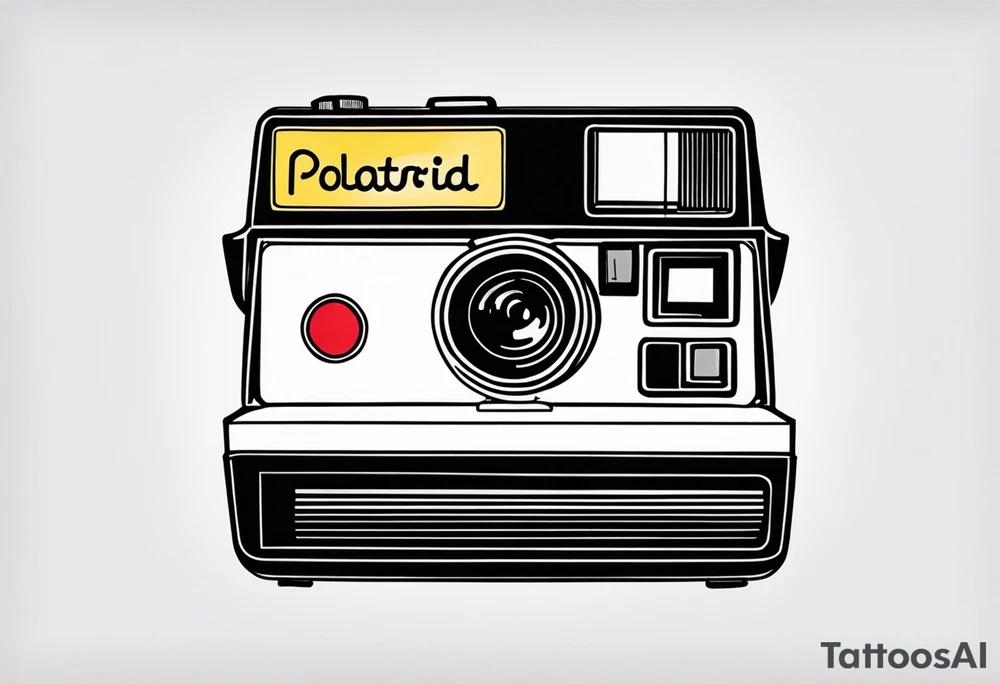 A polaroid-photo tattoo idea