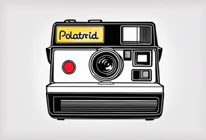 A polaroid-photo tattoo idea