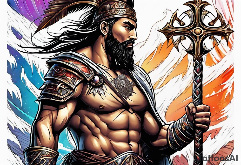 warrior for Christ tattoo idea