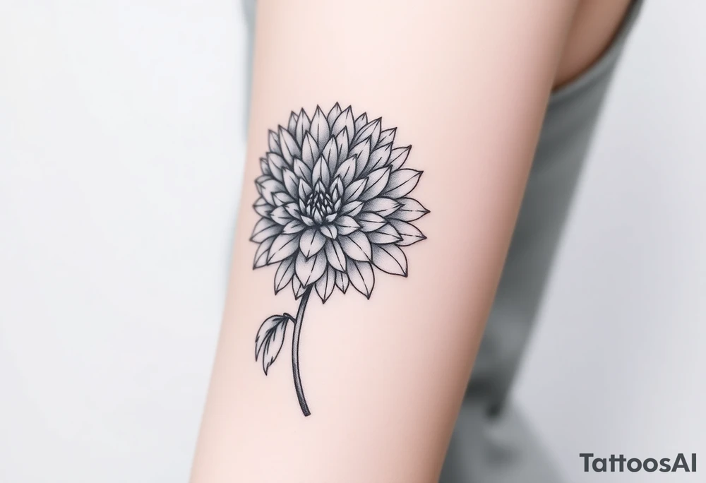 chrysanthemum tattoo idea