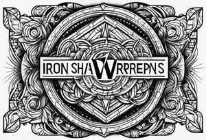 Iron Sharpens Iron Proverbs 27:17 tattoo idea