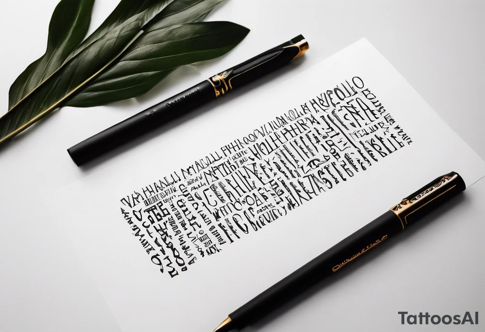 VALHALLA  poem lo there tattoo idea