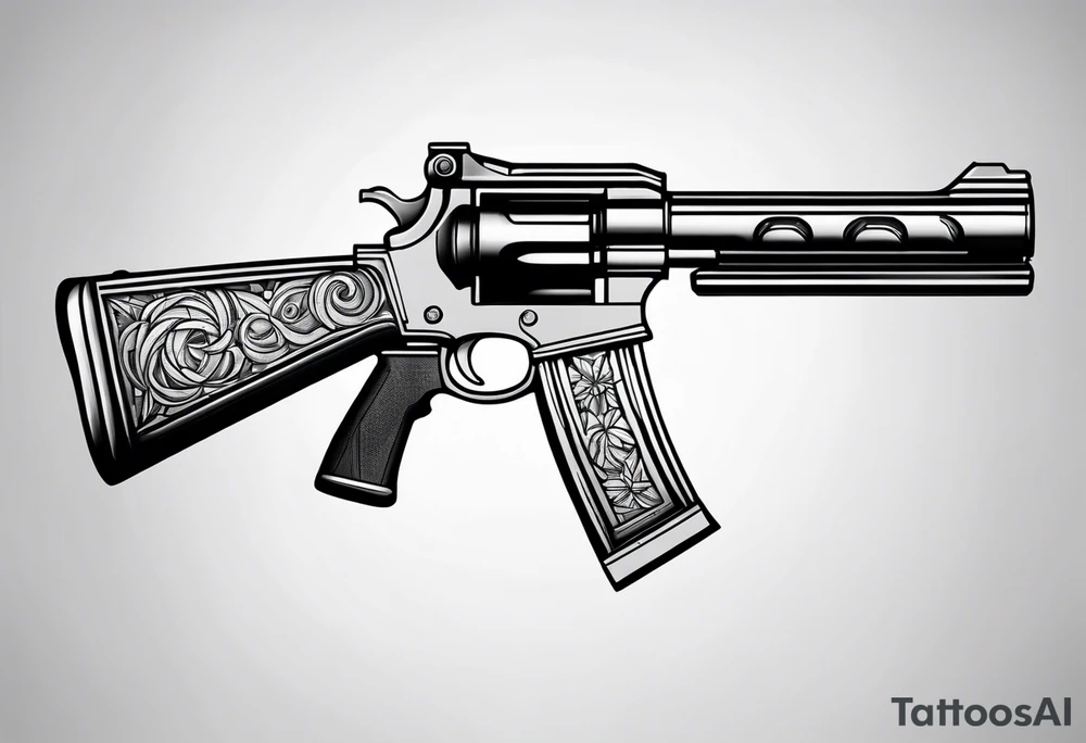 Gun bullet tattoo idea
