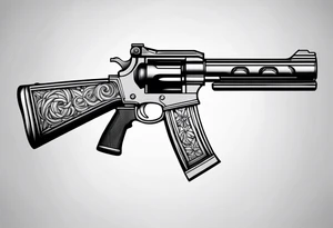 Gun bullet tattoo idea