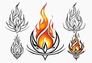 Fire tattoo idea