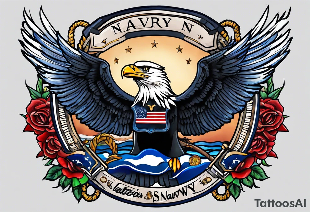 United States Navy tattoo idea