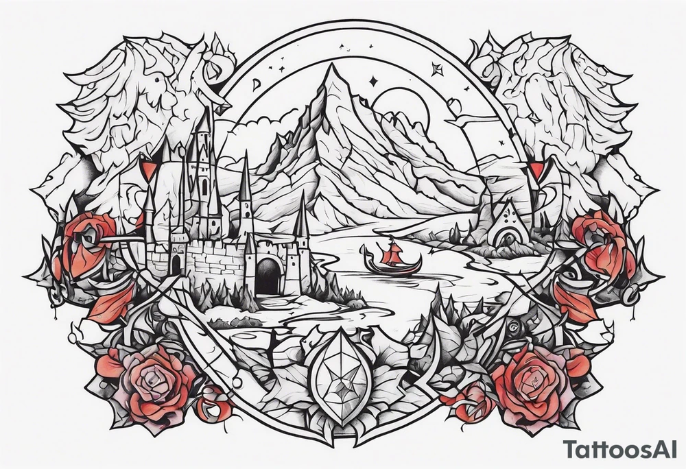 Dungeons and dragons tattoo idea