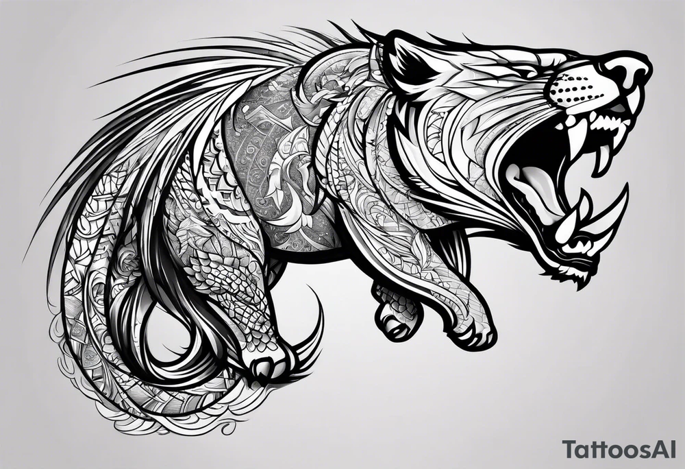 Exú a boca do mundo tattoo idea