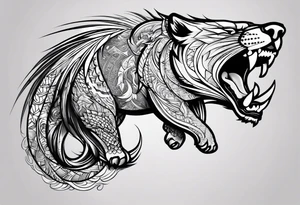 Exú a boca do mundo tattoo idea