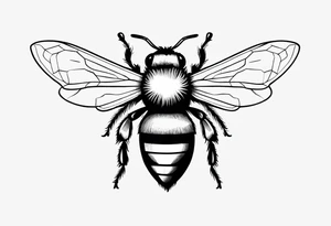 bumble bee tattoo idea